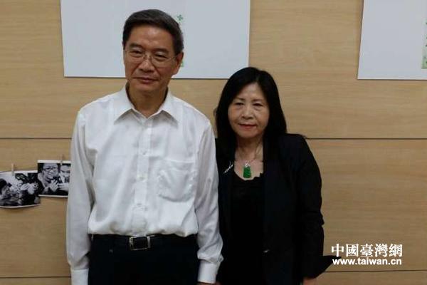 組圖:張志軍探訪臺中霧峰林家 有其后人親切交談