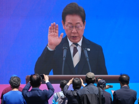 李在明就職百日：韓國(guó)股市大漲20%，支持率史上第三