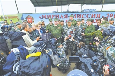 “和平使命-2013”聯(lián)演中方參演兵力全部抵達(dá)