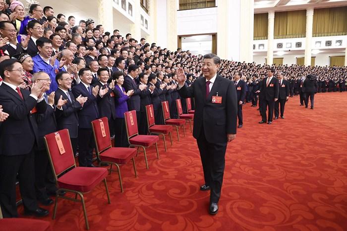 習(xí)近平等領(lǐng)導(dǎo)同志親切會(huì)見出席黨的二十大代表、特邀代表和列席人員